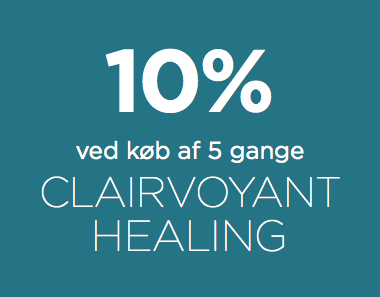 10% ved køb af 5 gange Clairvoyant healing