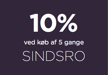 10% ved køb af 5 gange Sindsro