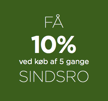 FÅ 10% ved køb af 5 gange SINDSRO