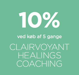 10% ved køb af 5 gange Clairvoyant healings coaching