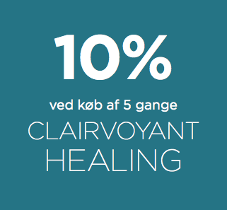 10% ved køb af 5 gange Clairvoyant healing