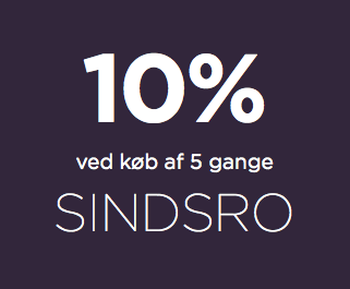 10% ved køb af 5 gange Sindsro